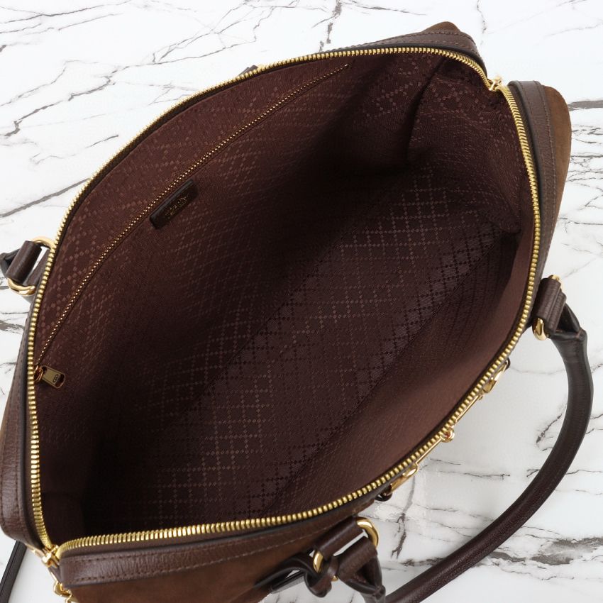 Top grade Gvc*1 Borsetto large boston Suede bag