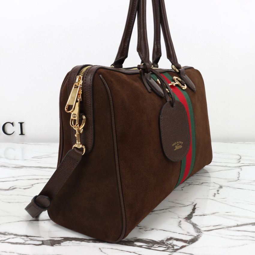 Top grade Gvc*1 Borsetto large boston Suede bag
