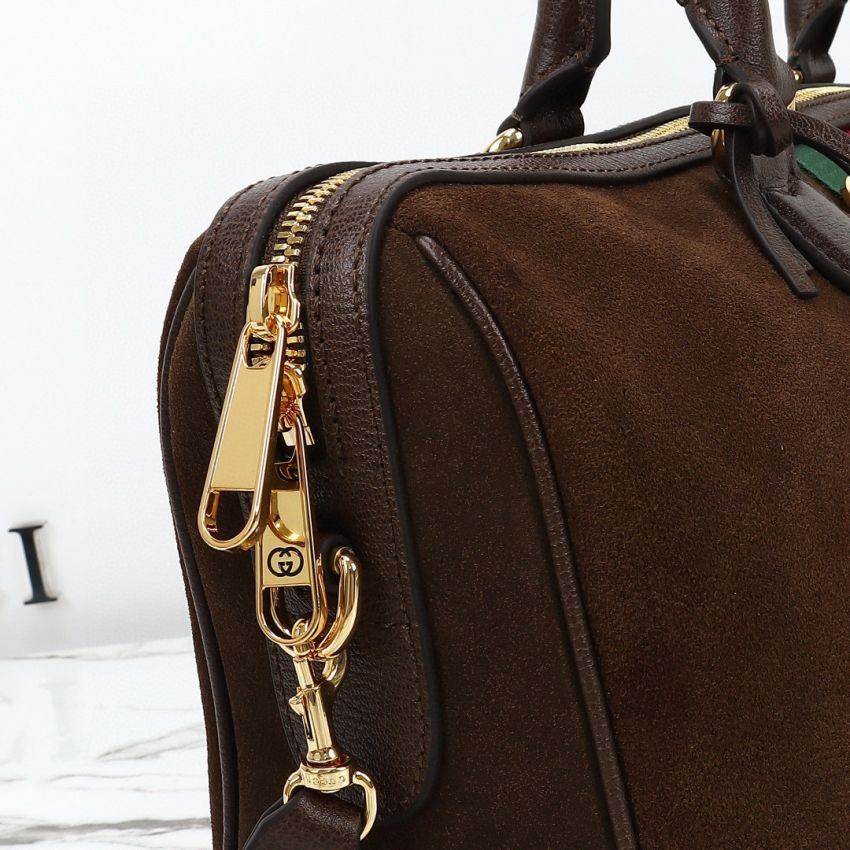 Top grade Gvc*1 Borsetto large boston Suede bag
