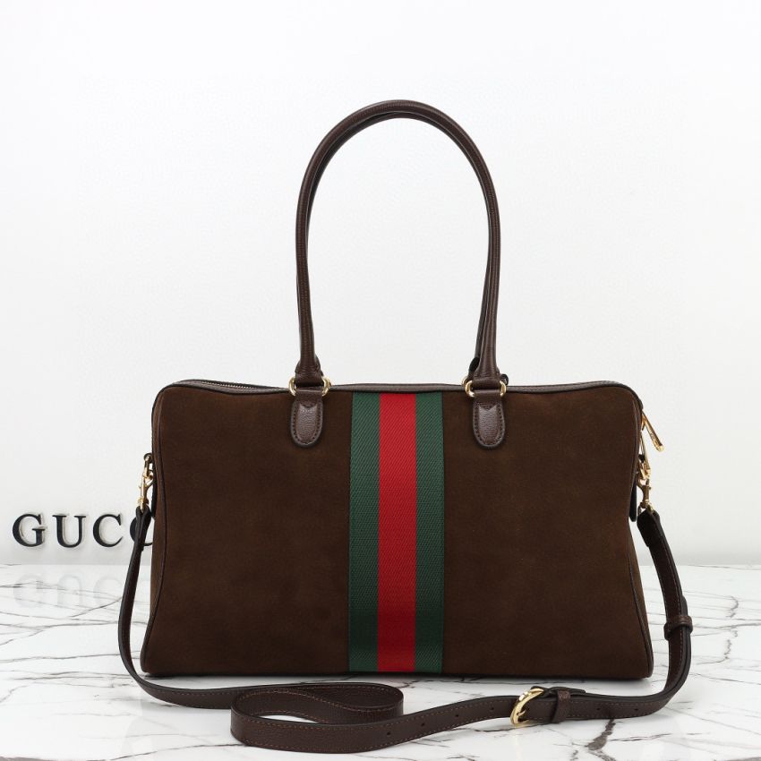 Top grade Gvc*1 Borsetto large boston Suede bag
