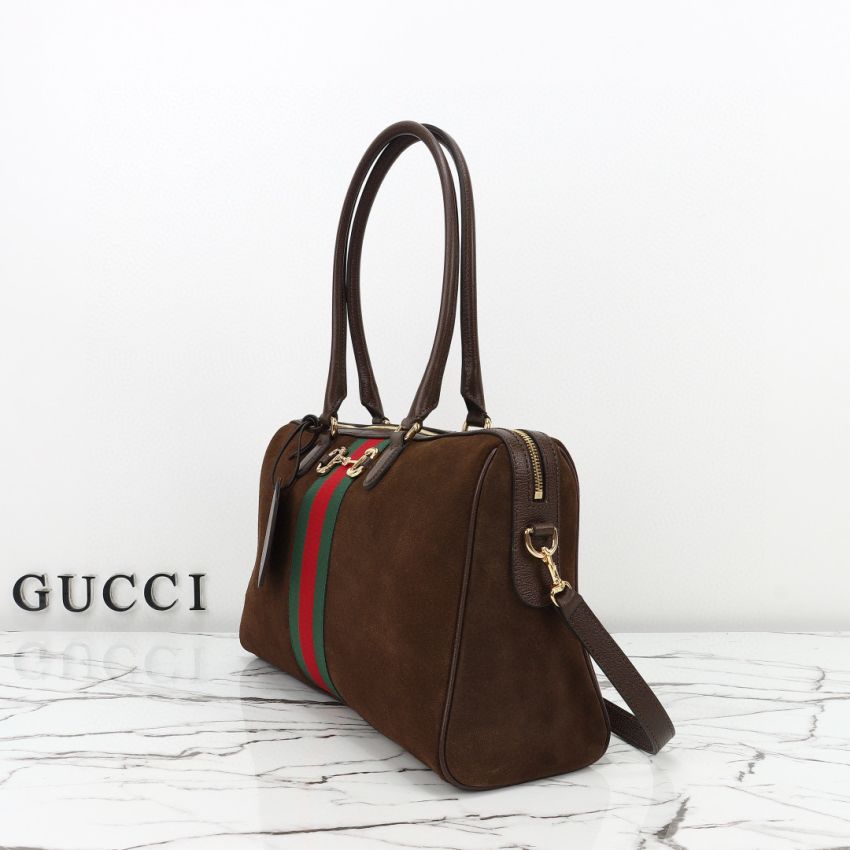 Top grade Gvc*1 Borsetto large boston Suede bag