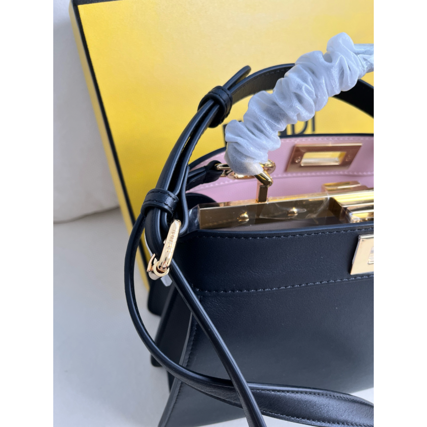 F**di Peekaboo Iseeu Small Bag -Black