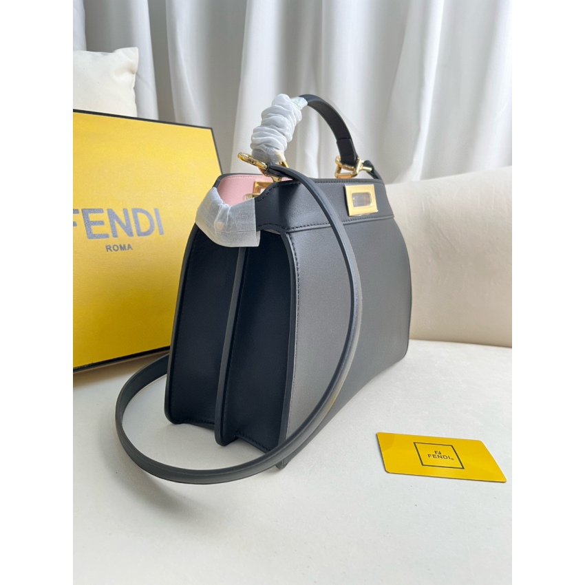 F**di Peekaboo Iseeu Small Bag -Black