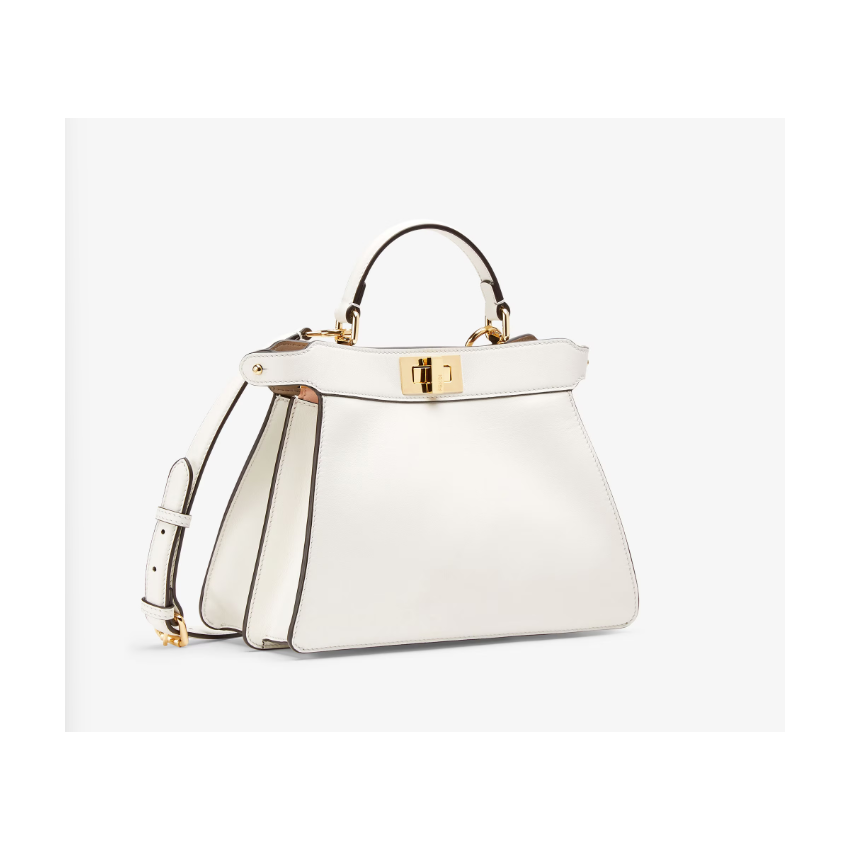 F**di Peekaboo Iseeu Small Bag -White