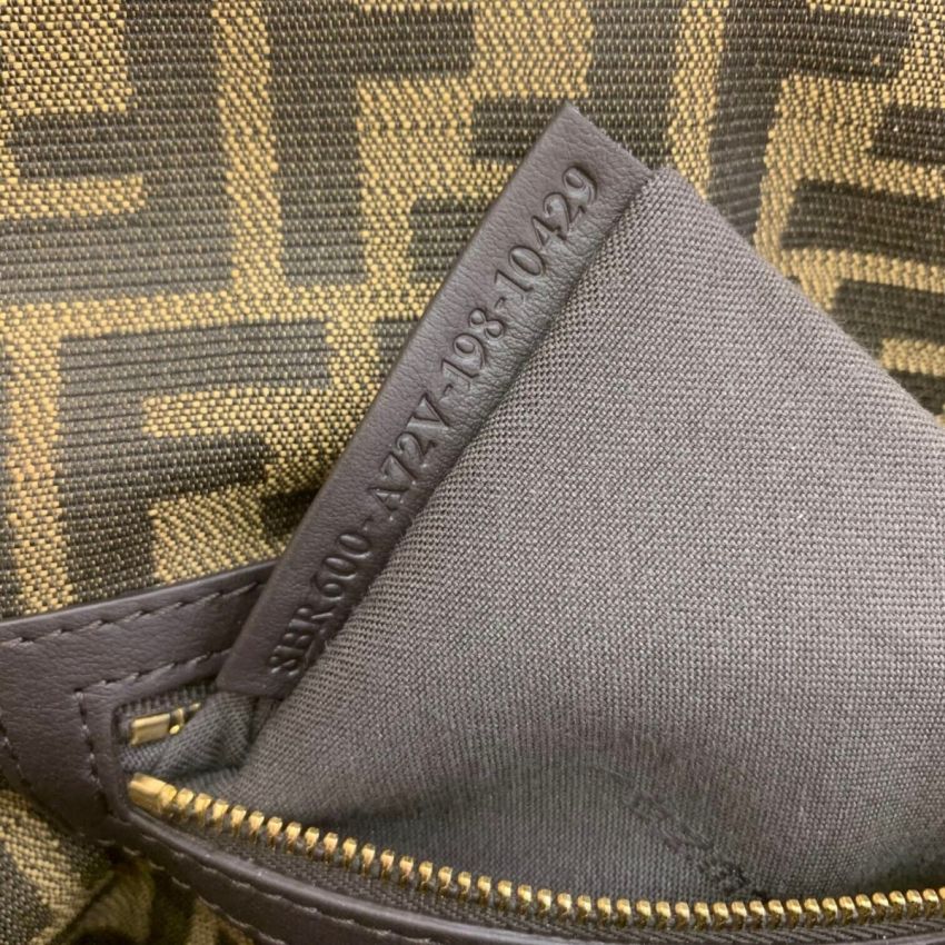 F**di Baguette Jacquard FF fabric bag