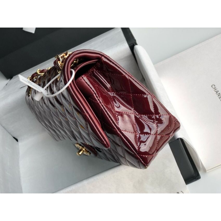 Medium Ch**el Classic Handbag in Shiny leather