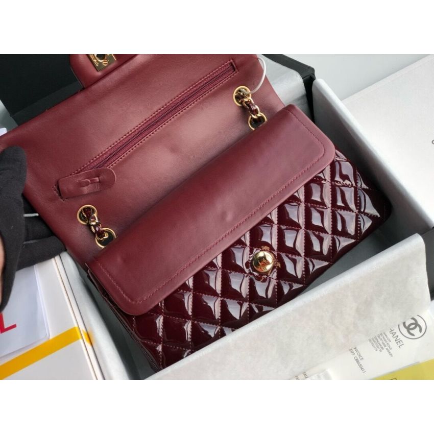 Medium Ch**el Classic Handbag in Shiny leather