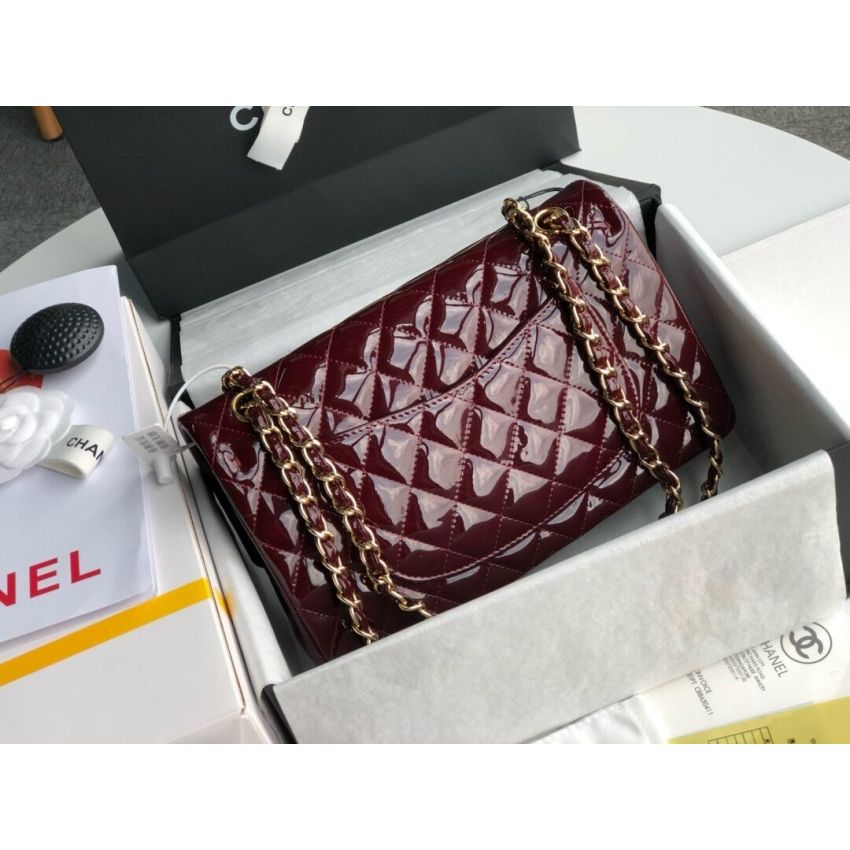 Medium Ch**el Classic Handbag in Shiny leather