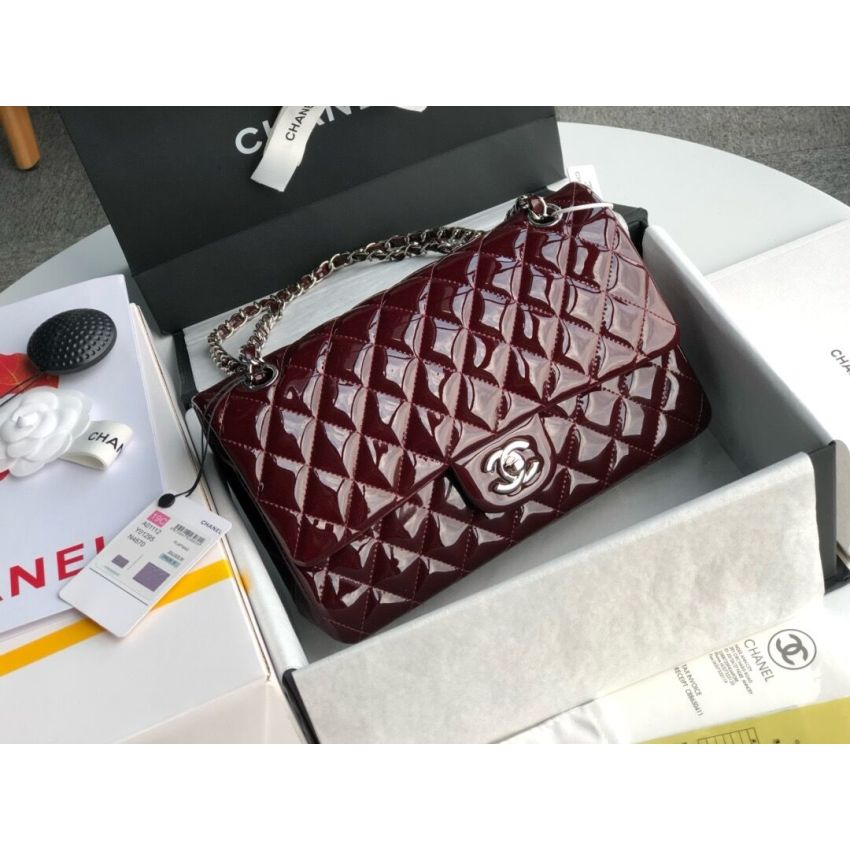 Medium Ch**el Classic Handbag in Shiny leather