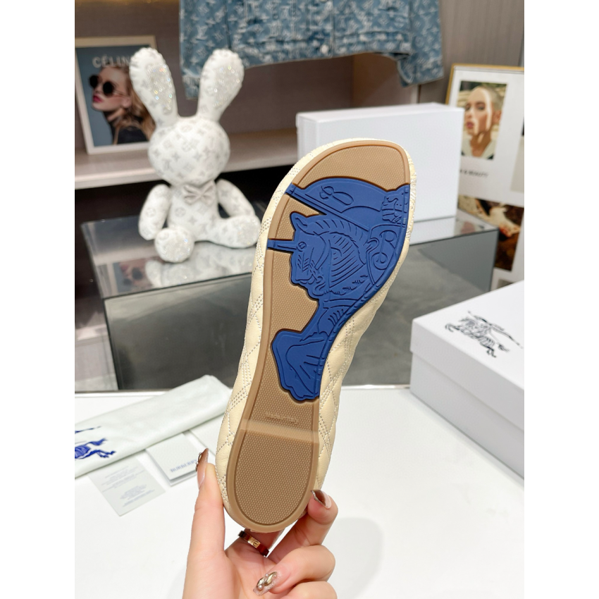 Bv*b*rry Leather Sadler Ballerinas , Size 35-41