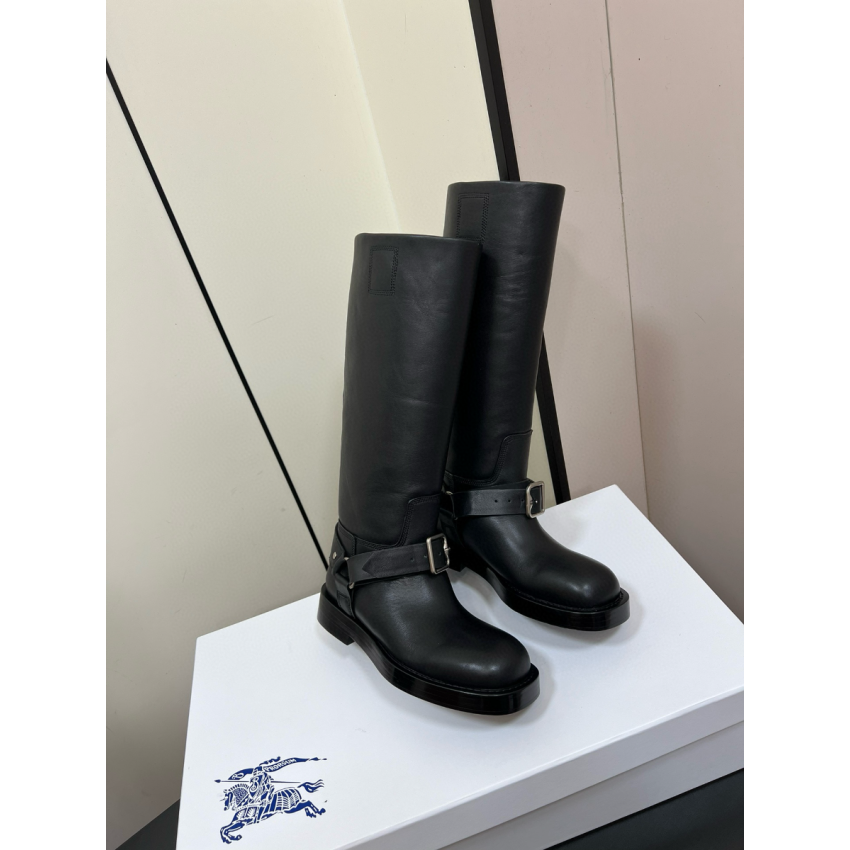 Bv*b*rry Leather Saddle High Boots , Size 35-40