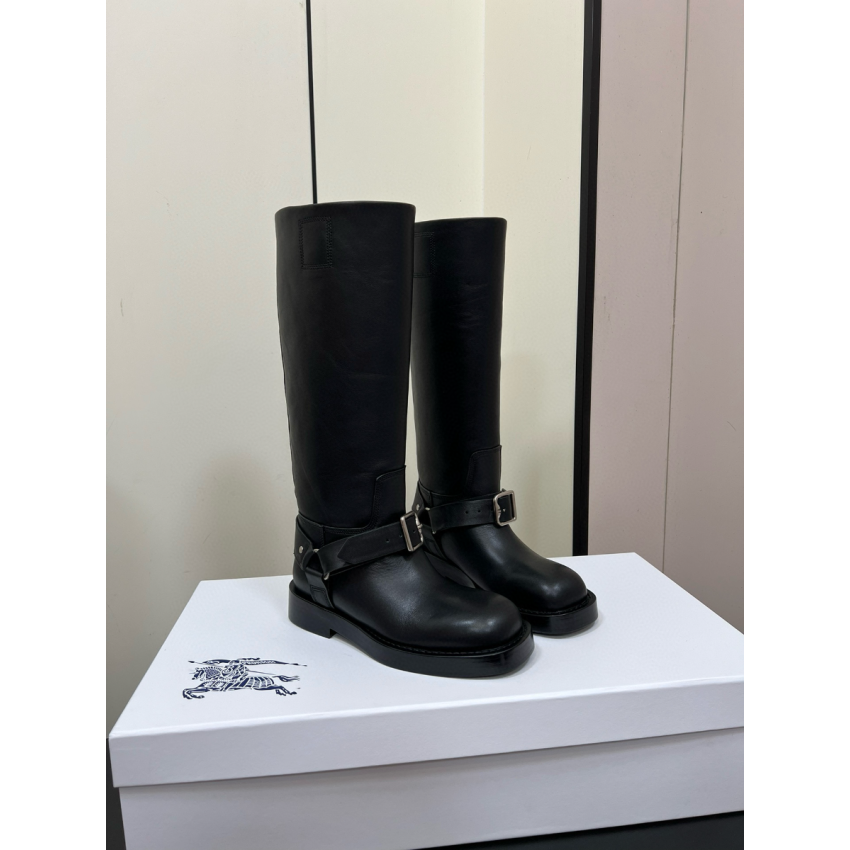 Bv*b*rry Leather Saddle High Boots , Size 35-40