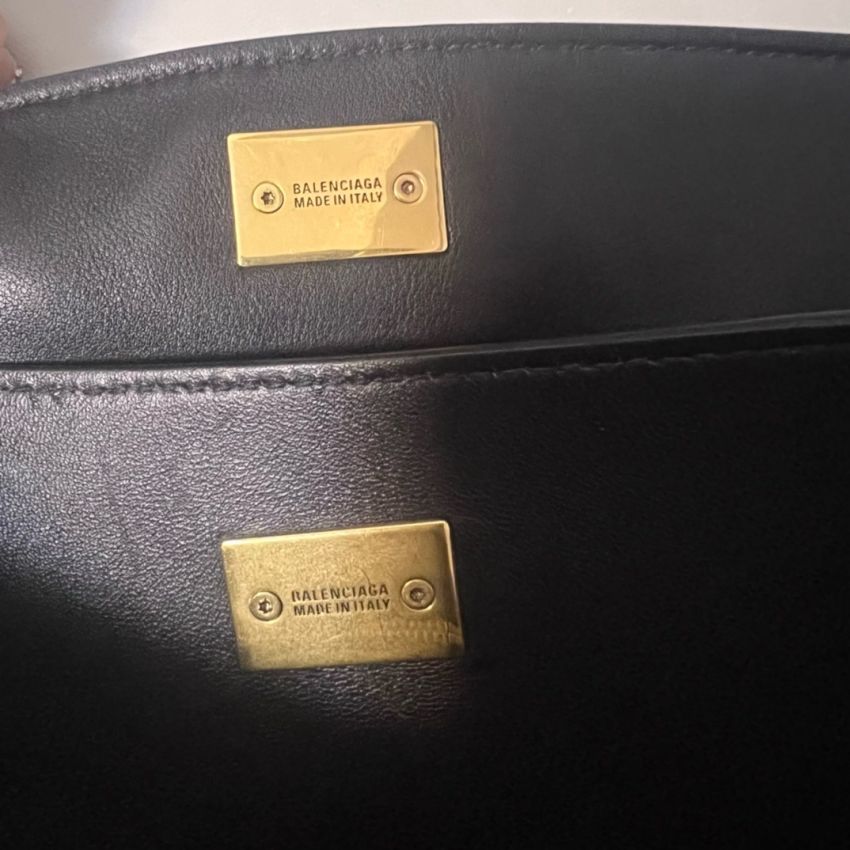 Ba1en*iaga Rodeo Large Handbag- Black