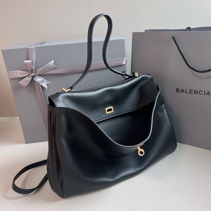 Ba1en*iaga Rodeo Large Handbag- Black