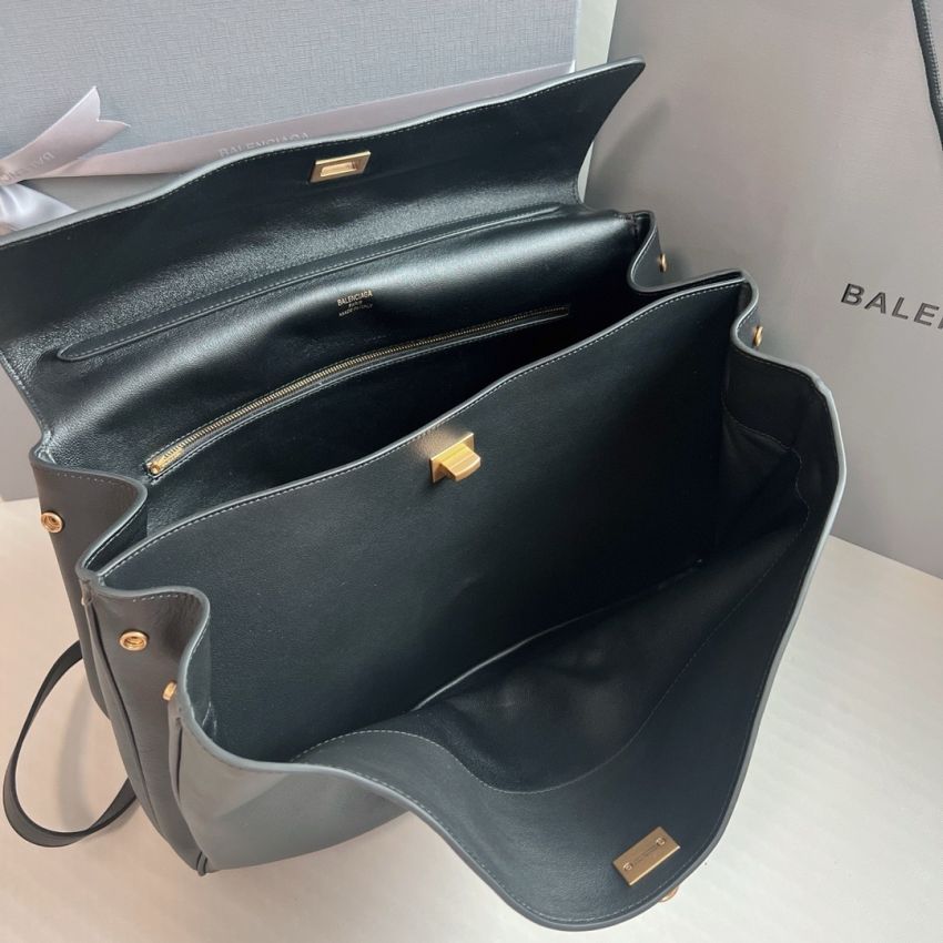 Ba1en*iaga Rodeo Large Handbag- Black