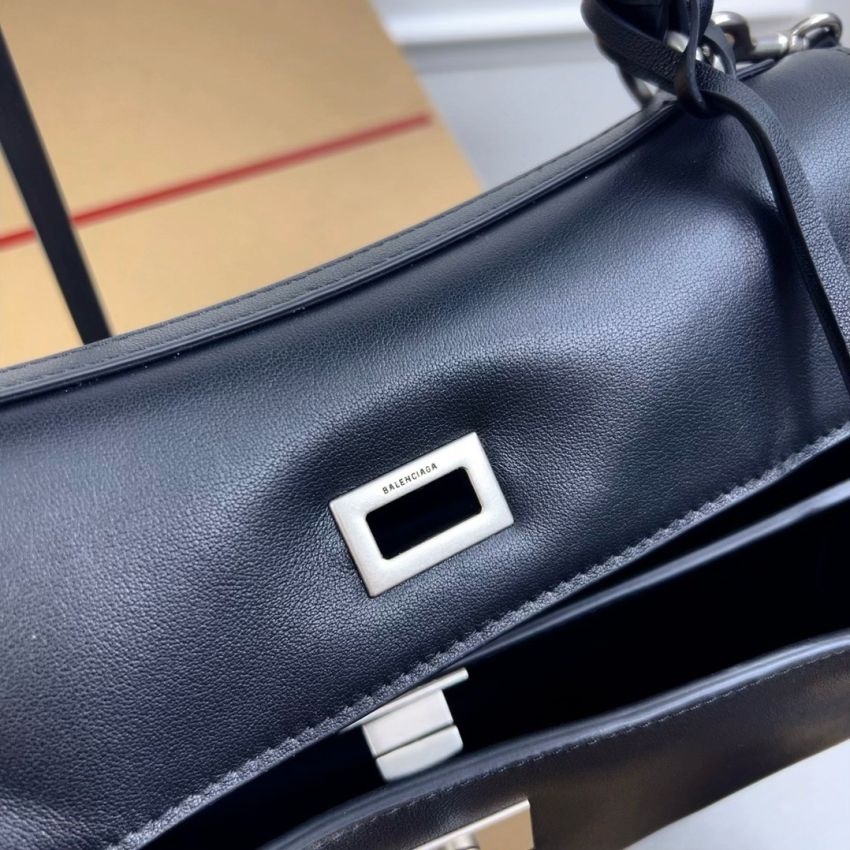 Ba1en*iaga Rodeo Small  Handbag- Black