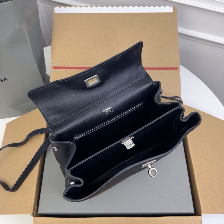 Ba1en*iaga Rodeo Small  Handbag- Black