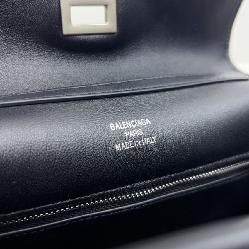 Ba1en*iaga Rodeo Small  Handbag- Black