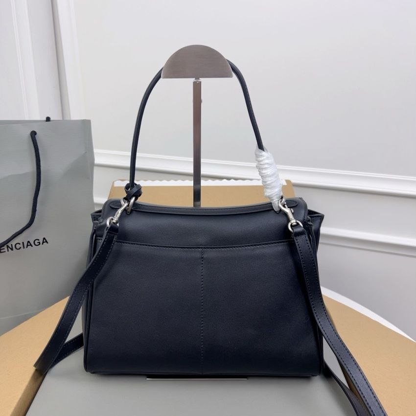Ba1en*iaga Rodeo Small  Handbag- Black