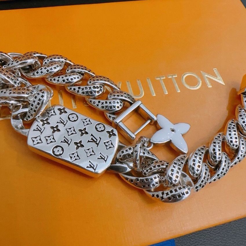 LV Unsex Silver bracelet 18cm, 20cm, 22cm