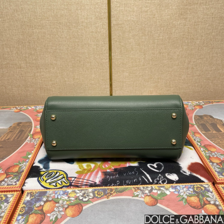 d01ce Gab*a*a large sicily handbag in dauphine leather-green