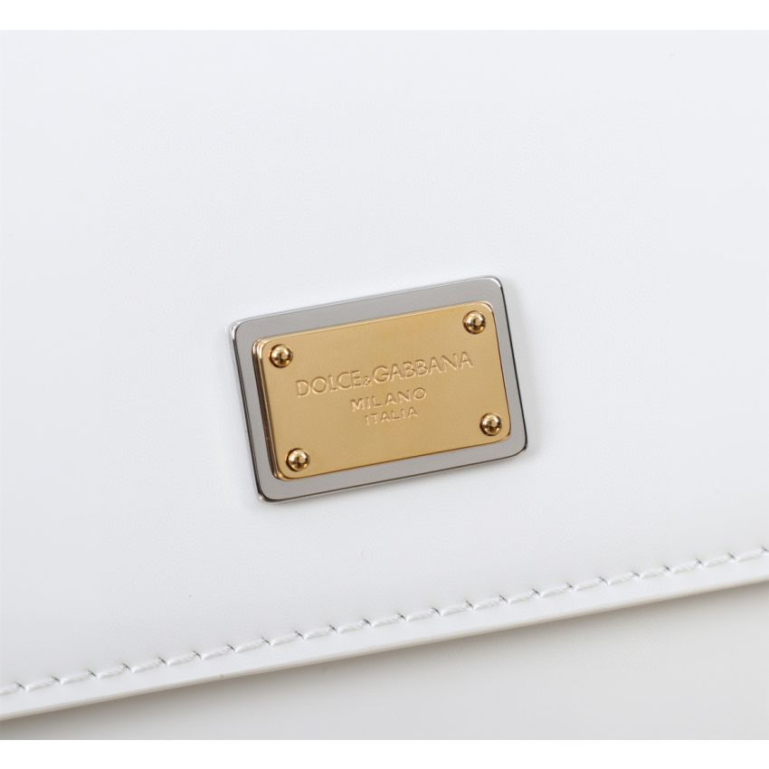d01ce Gab*a*a large sicily handbag in polished calfskin-white