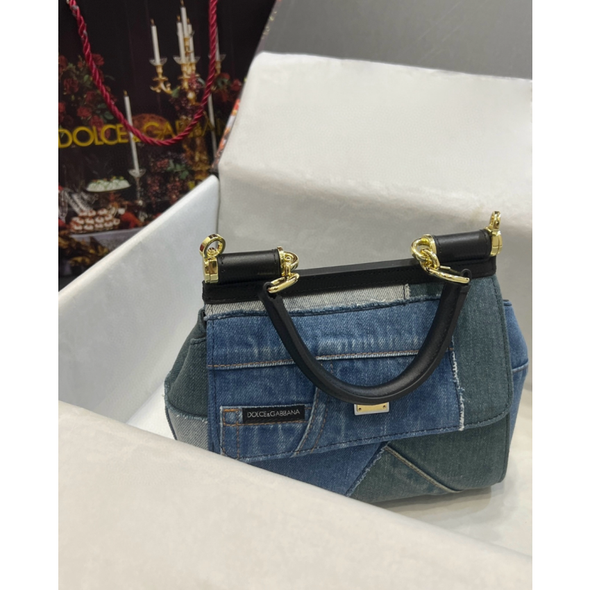 d01ce gab*a*a medium sicily handbag in De*1m