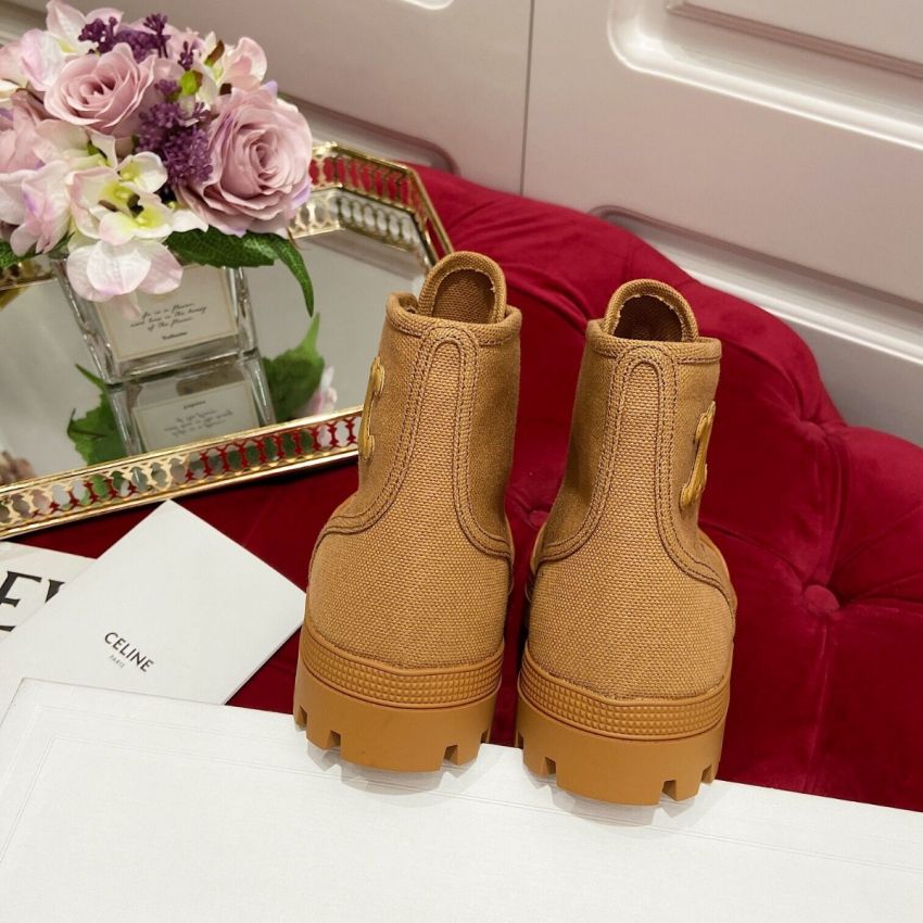 Ce1i*e Bulky Lace-up Unisex Boots, Size 35-46