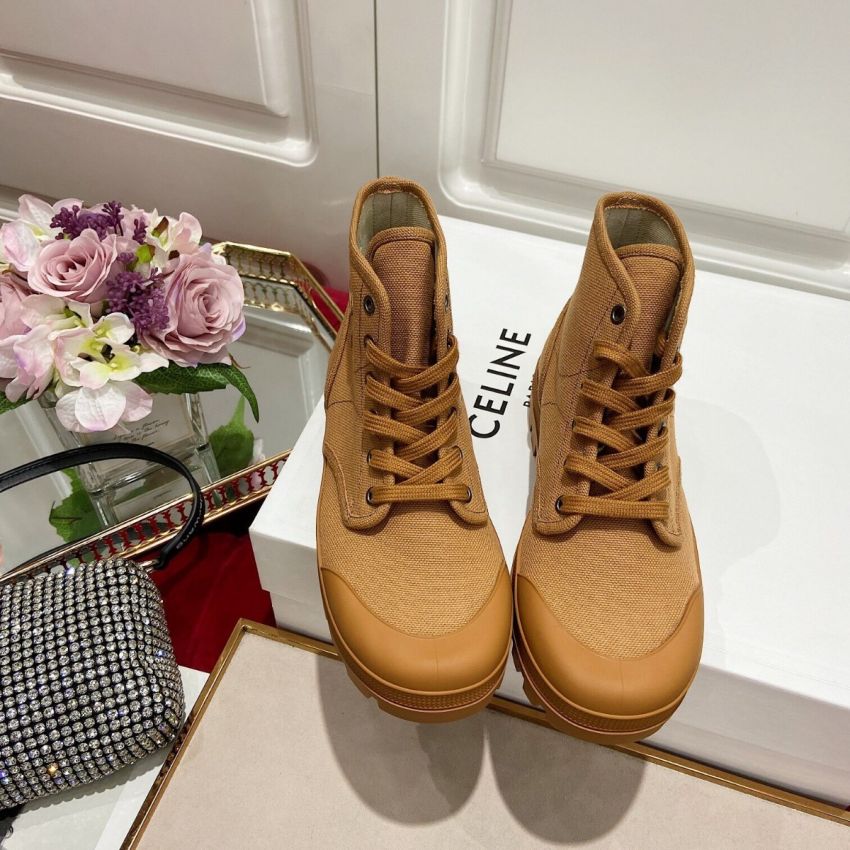 Ce1i*e Bulky Lace-up Unisex Boots, Size 35-46