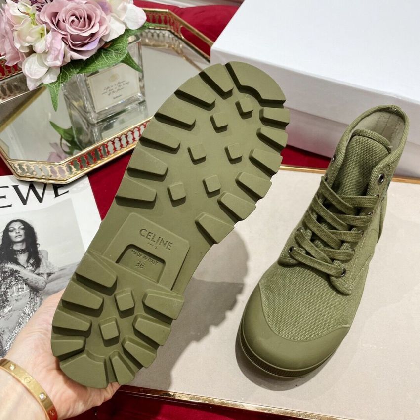 Ce1i*e Bulky Lace-up Unisex Boots, Size 35-46