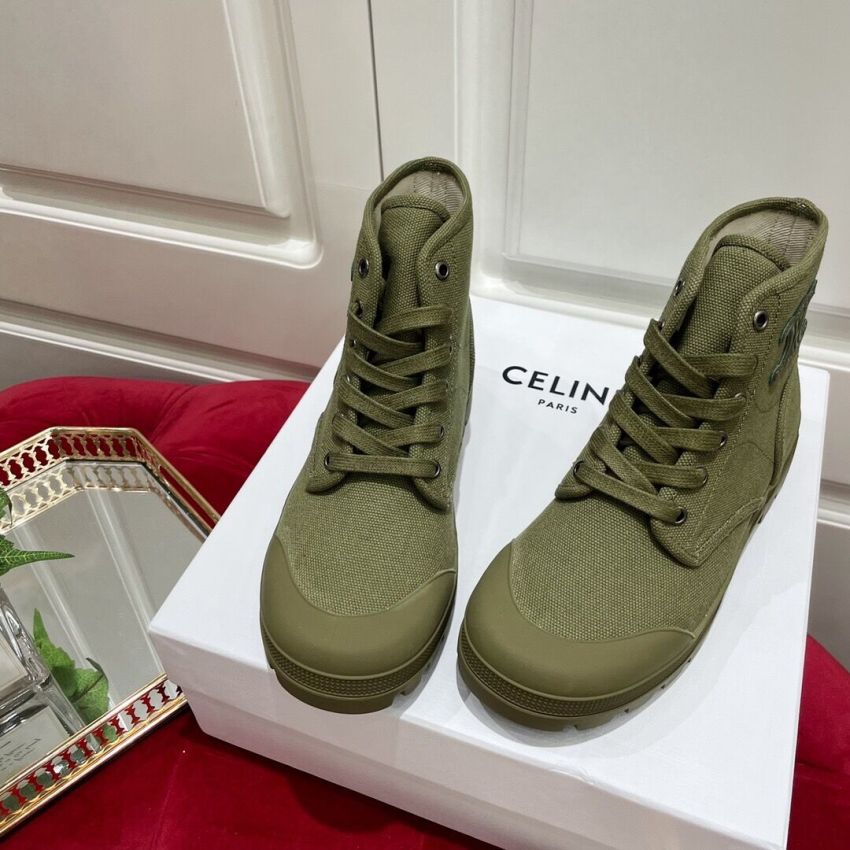 Ce1i*e Bulky Lace-up Unisex Boots, Size 35-46