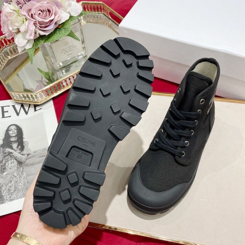 Ce1i*e Bulky Lace-up Unisex Boots, Size 35-46