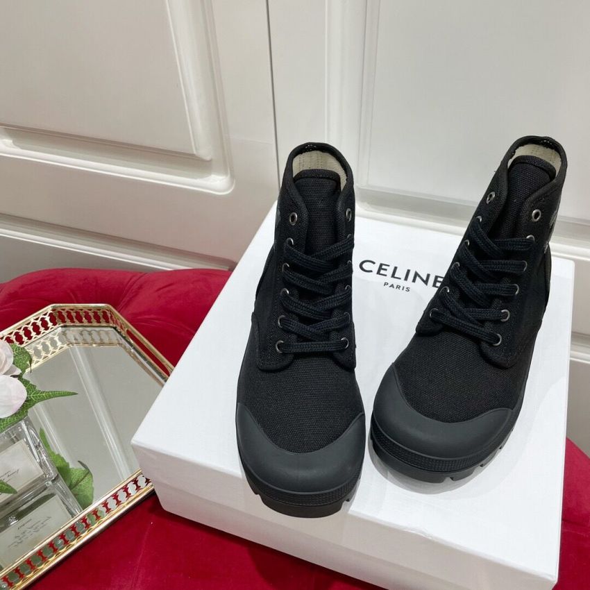 Ce1i*e Bulky Lace-up Unisex Boots, Size 35-46