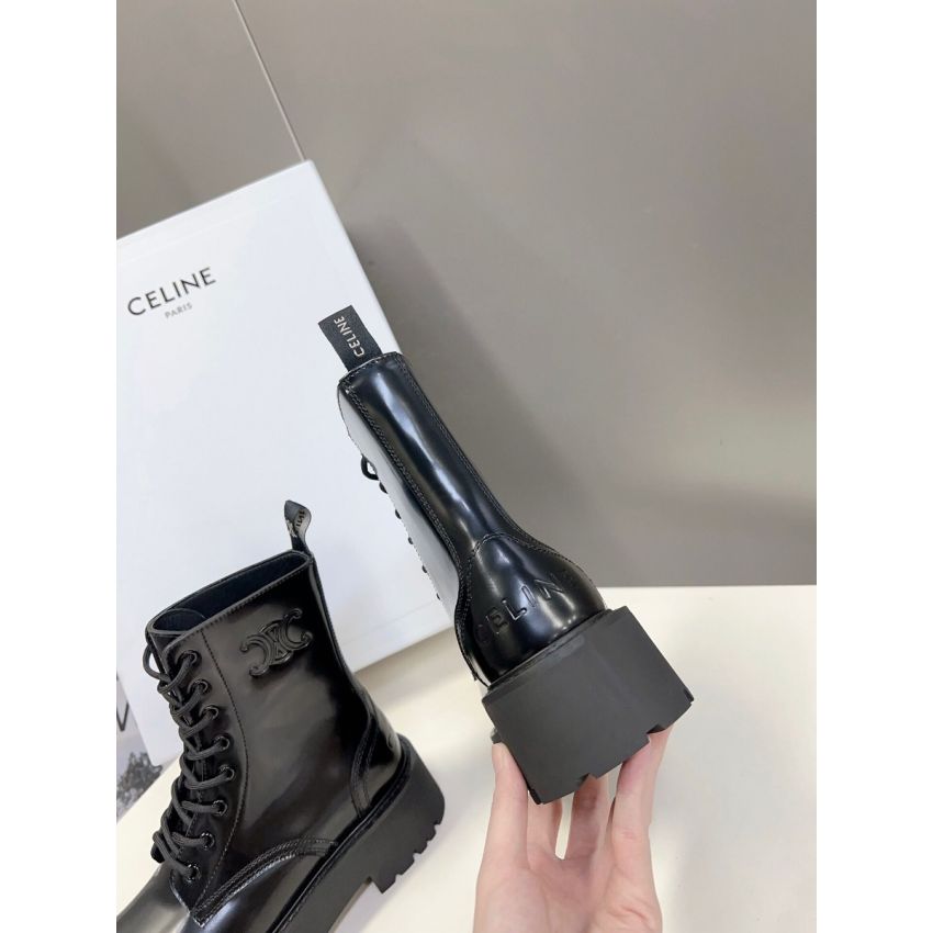 Ce1i*e Bulky Lace-up Boots