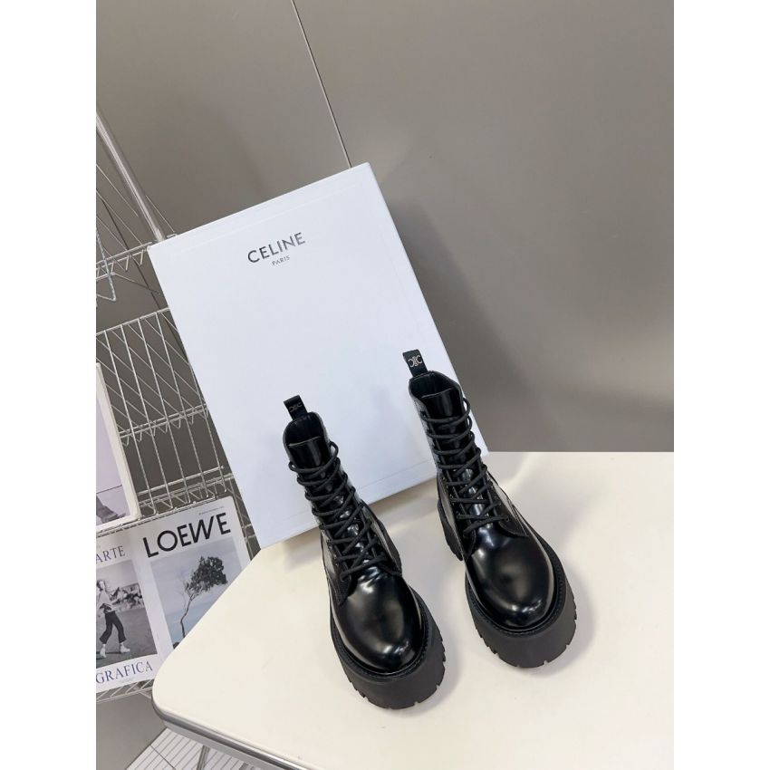 Ce1i*e Bulky Lace-up Boots