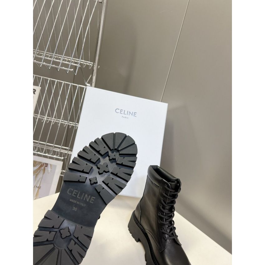 Ce1i*e Bulky Lace-up Unisex Boots