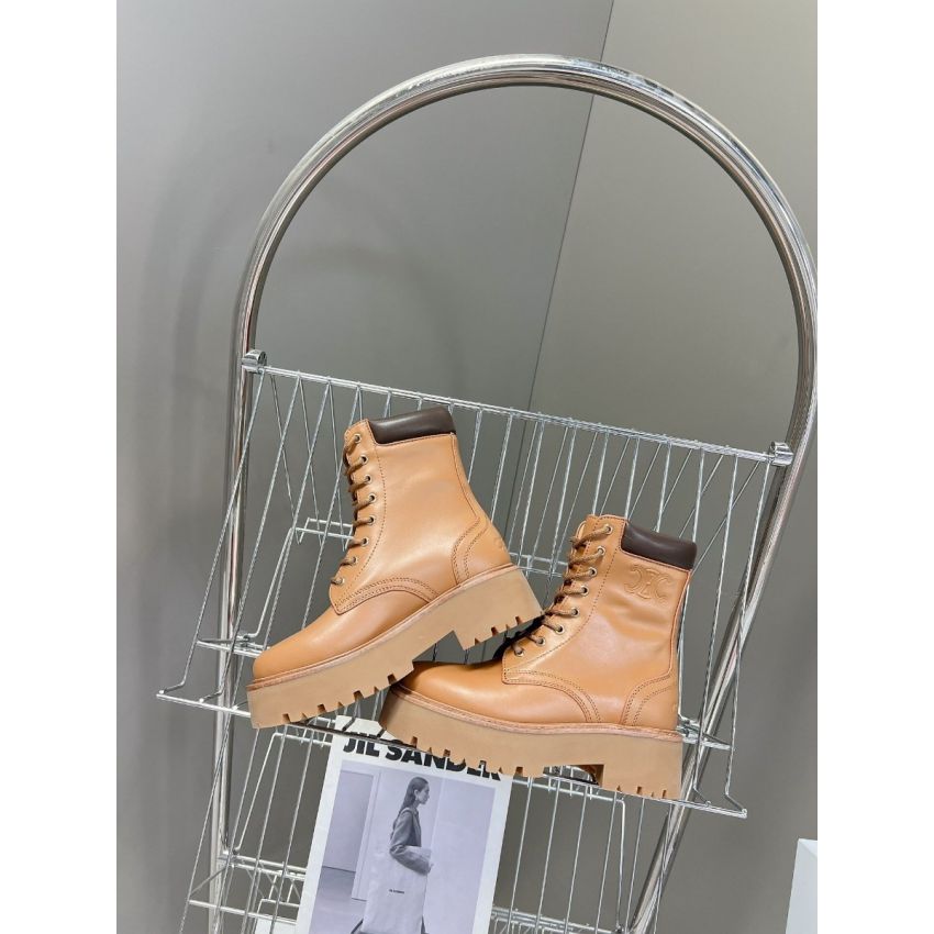 Ce1i*e Bulky Lace-up Unisex Boots
