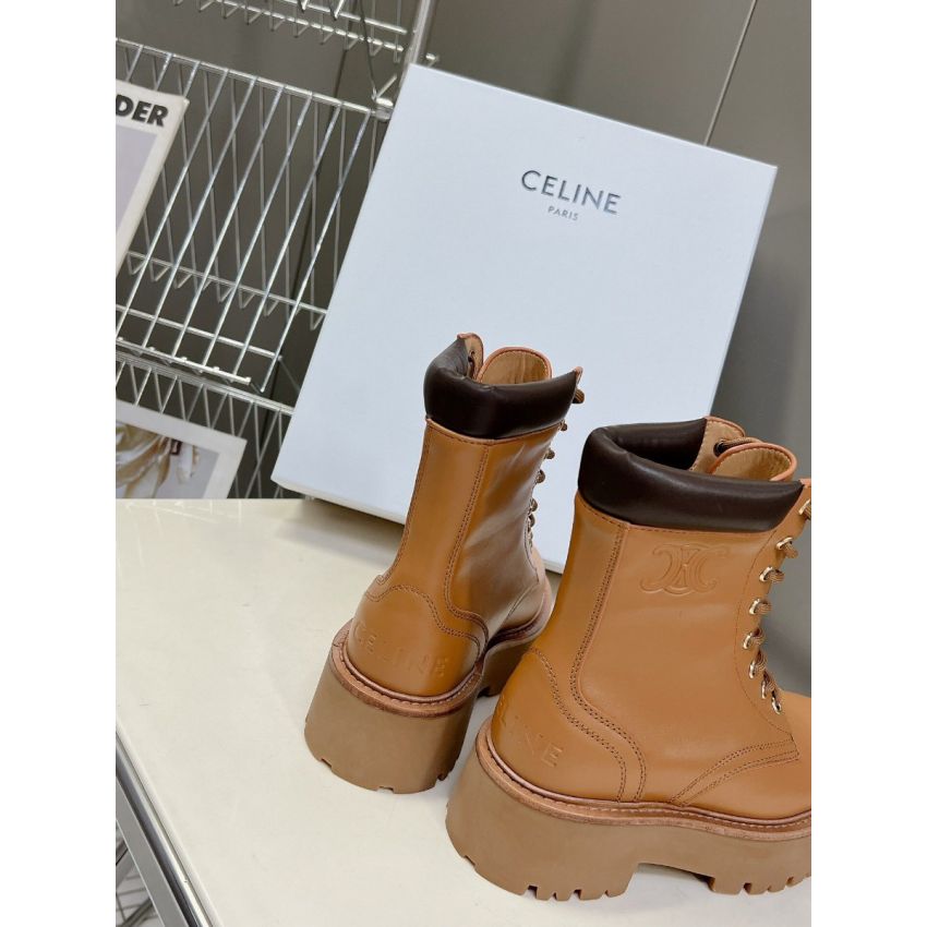 Ce1i*e Bulky Lace-up Unisex Boots