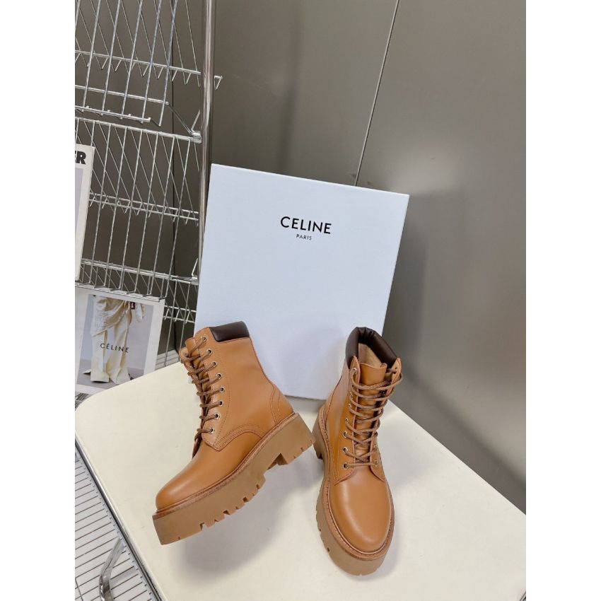 Ce1i*e Bulky Lace-up Unisex Boots