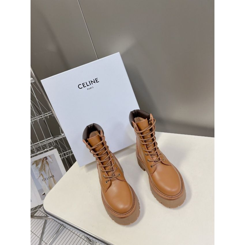 Ce1i*e Bulky Lace-up Unisex Boots