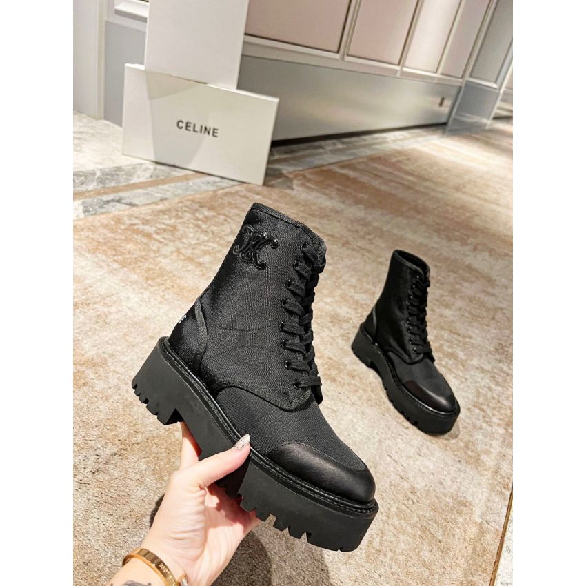 Ce1i*e Bulky Lace-up Boots