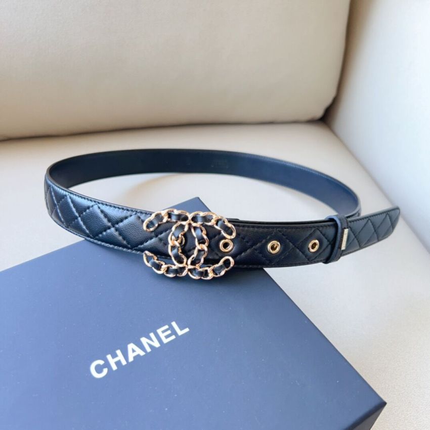 Ch**el Leather Belt
