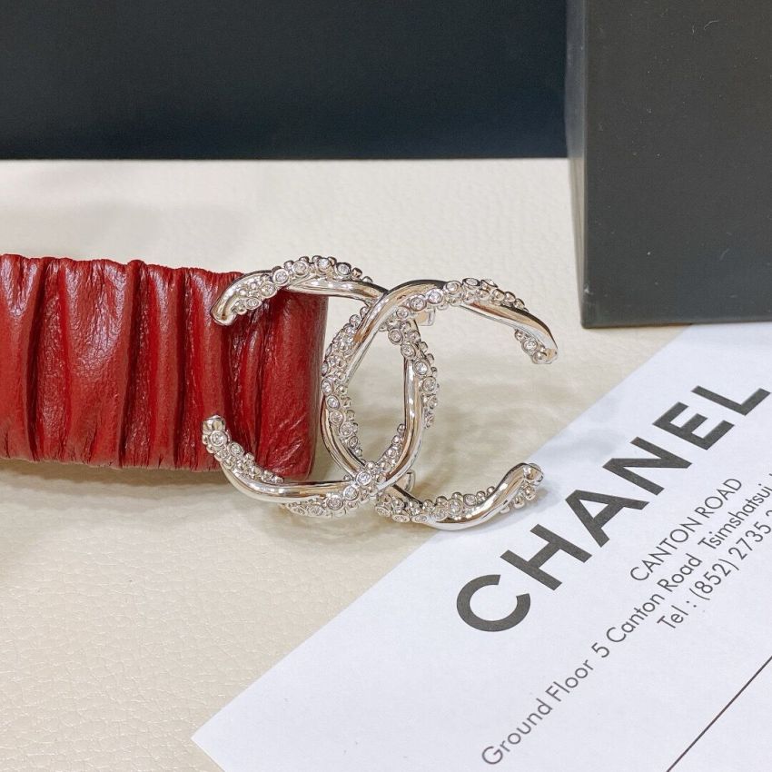 Ch**el Elastic leather belt