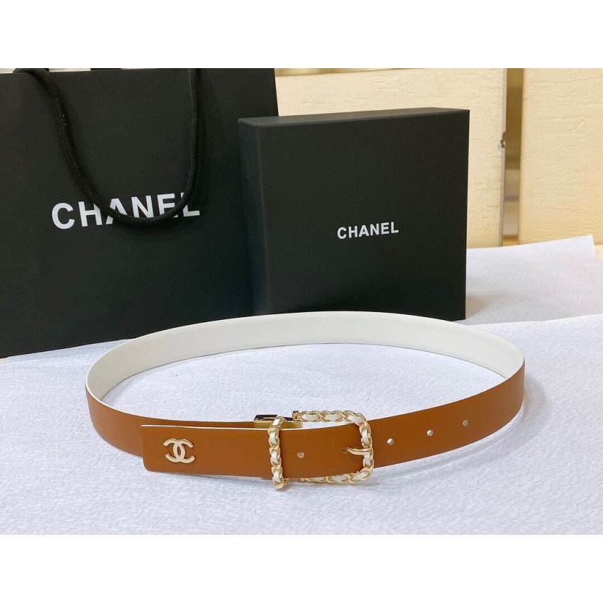 Ch**el Leather Belt