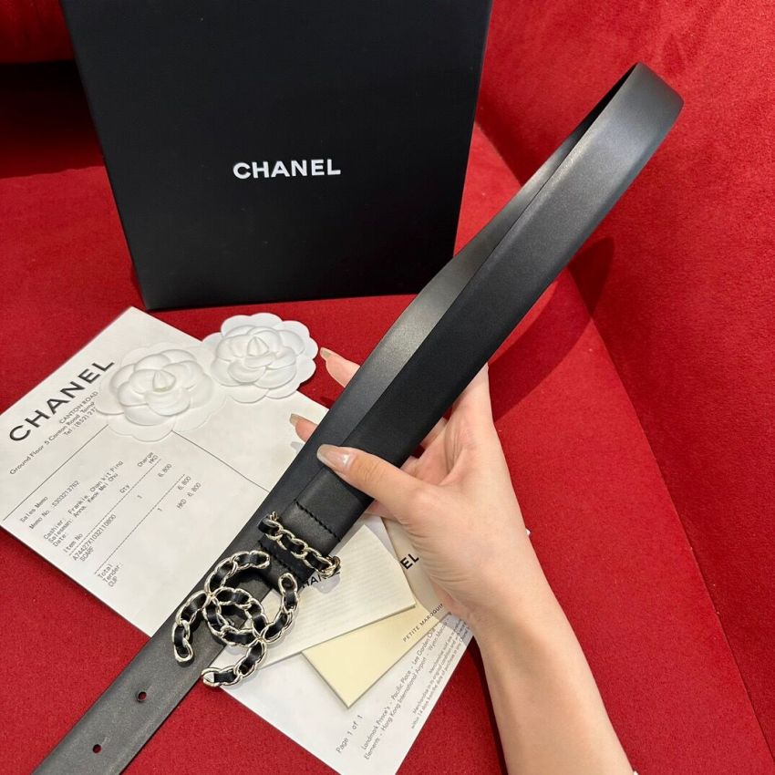 Ch**el Leather Belt