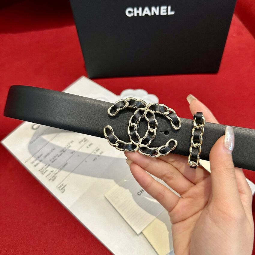 Ch**el Leather Belt