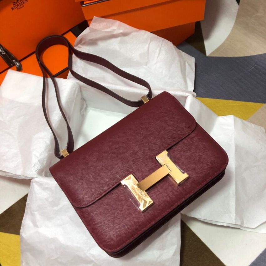 H**me5 Constance 18 / 24 in Epsom Leather