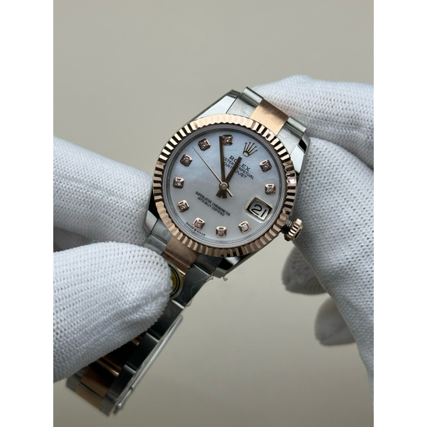 R01ex Lady Datejust 28mm, 31mm, Oystersteel, D1am0nds , 18k rose gold