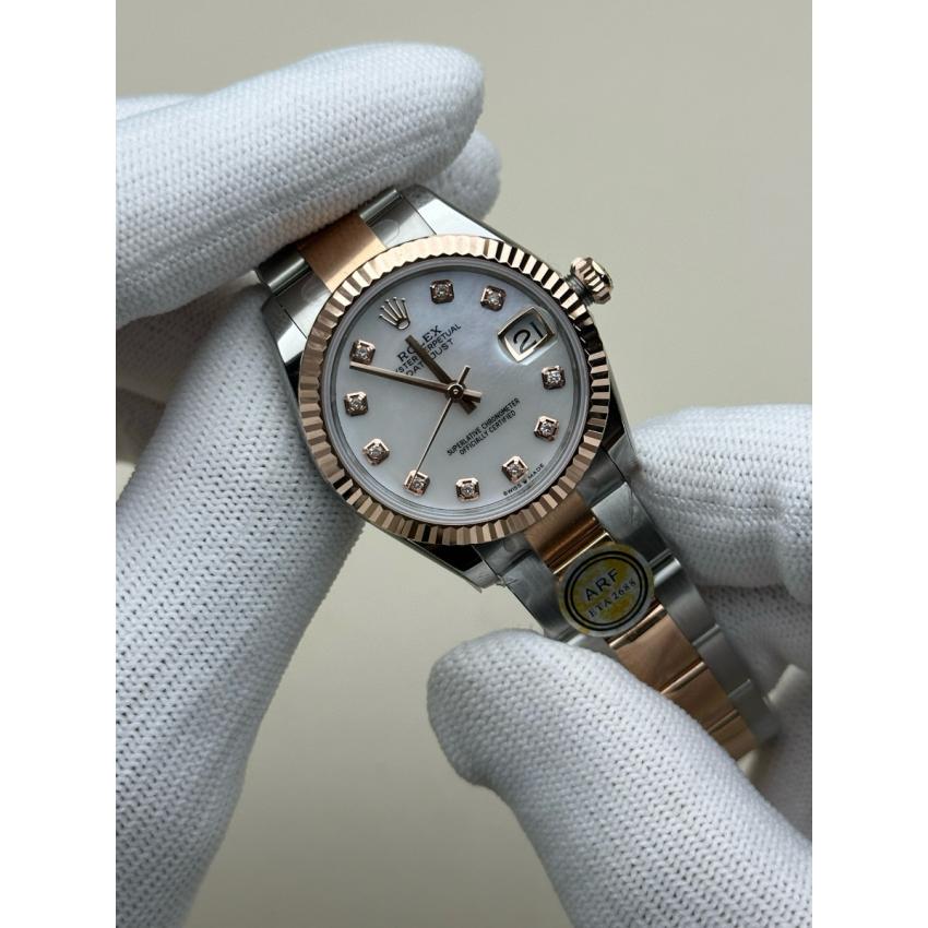 R01ex Lady Datejust 28mm, 31mm, Oystersteel, D1am0nds , 18k rose gold