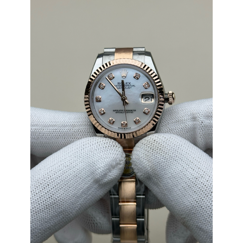 R01ex Lady Datejust 28mm, 31mm, Oystersteel, D1am0nds , 18k rose gold